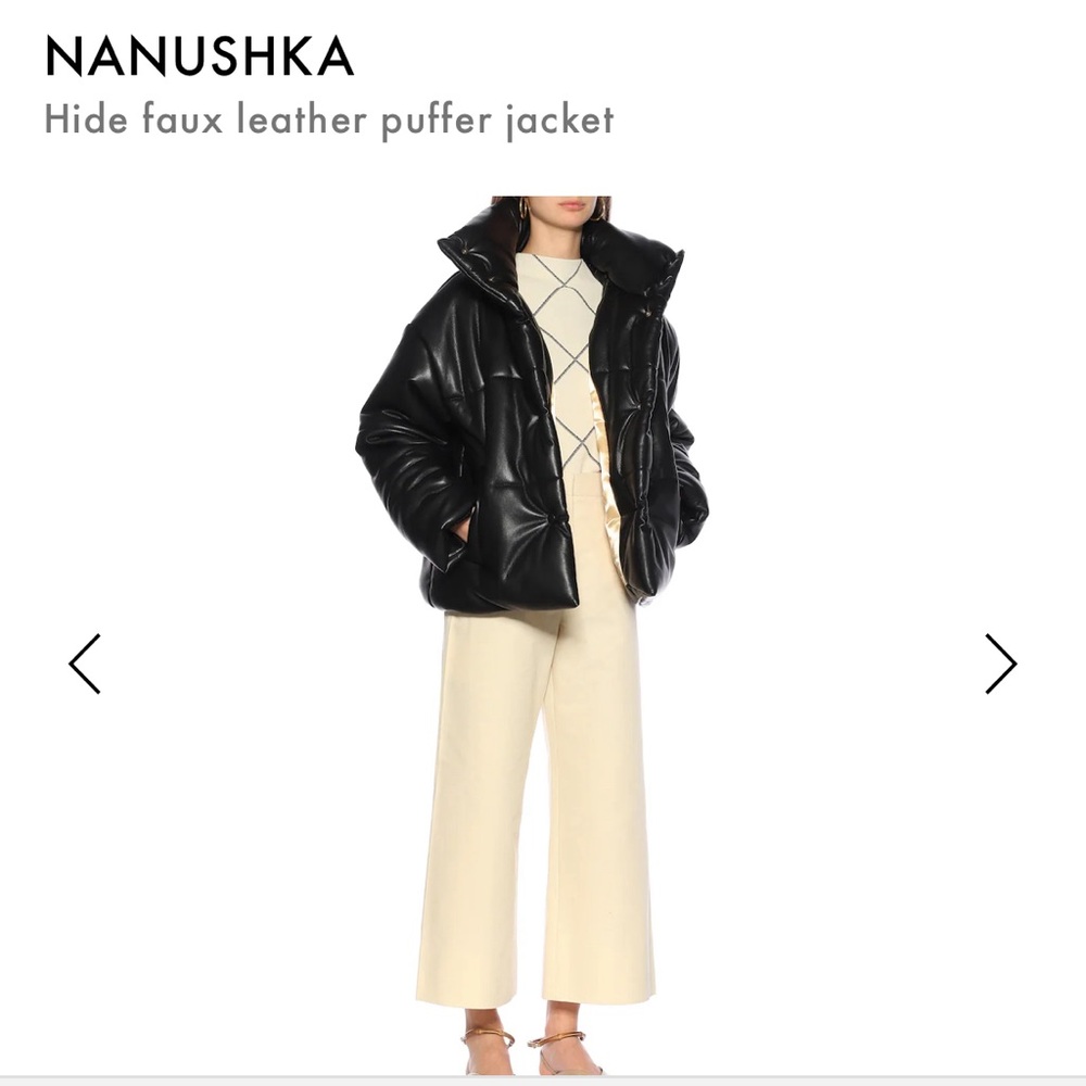 Faux leather Vegan Hide Puffer - Picture 6 of 7